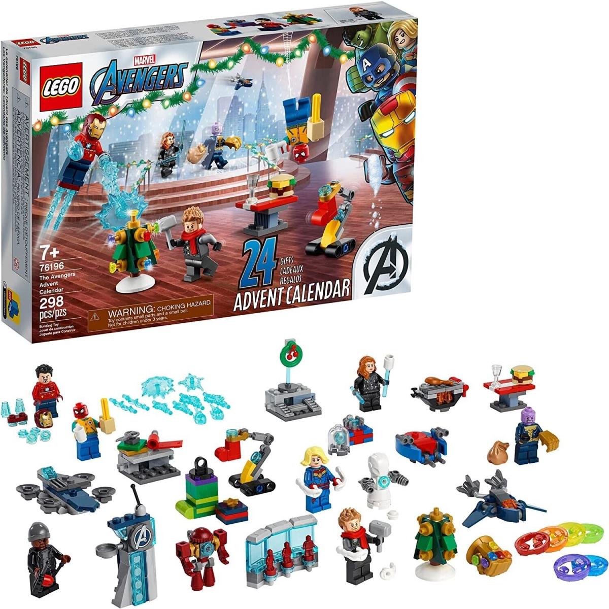 Lego 76196 Marvel The Avengers Advent Christmas Calendar 2021 298 Pieces
