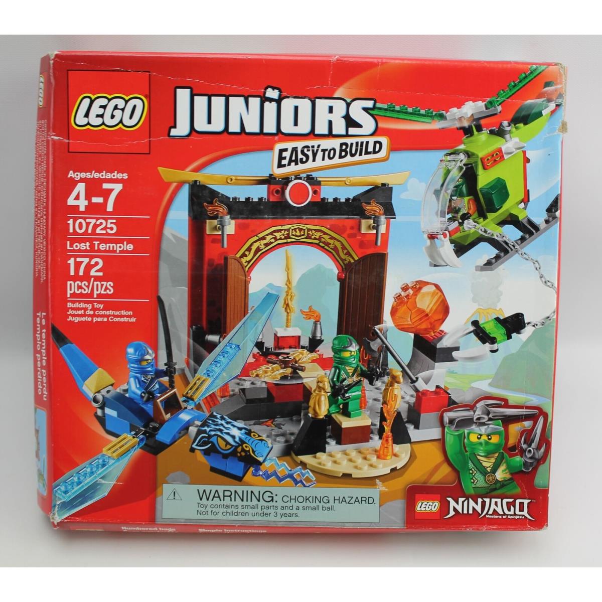 Lego Juniors Easy To Build Ninjago Lost Temple Set 10725