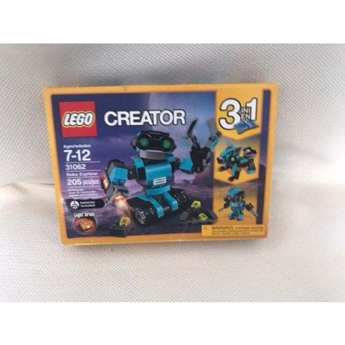 Lego Creator Set 31062 3-in-1: Robo Explorer Box with Paper Tear