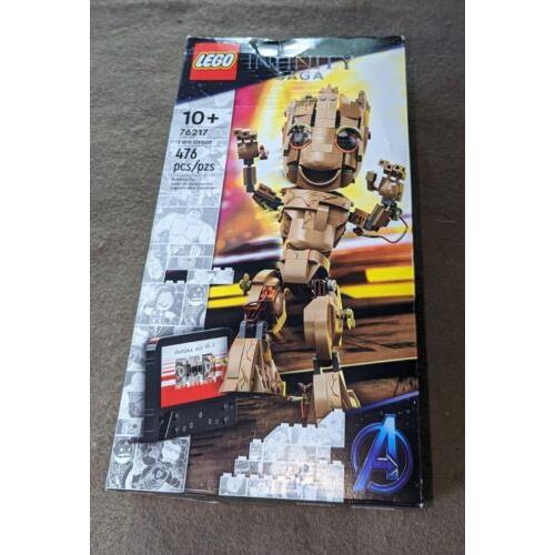 Lego Marvel I am Groot 76217 Building Kit 476 Pieces