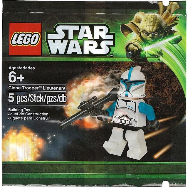 Lego Star Wars Clone Trooper Lieutenant Minifigure Polybag 5001709