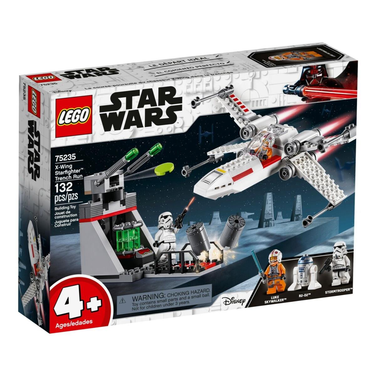 Lego Star Wars 75235 X-wing Starfighter Trench Run Condition