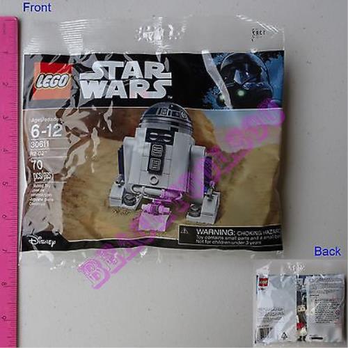 Lego Disney Star Wars R2-D2 Droid Polybag 70 Pcs - 30611 Set