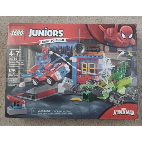 Lego Juniors: Spider-man Vs. Scorpion Street Showdown 10754