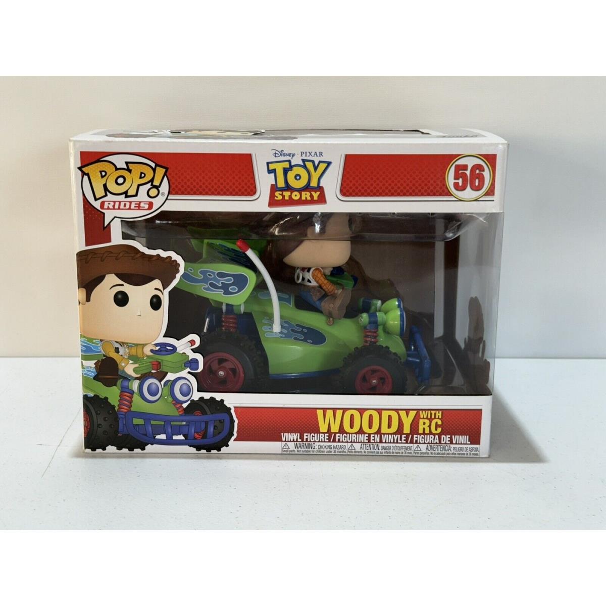 Funko Pop Rides Disney Pixar Toy Story Woody with RC Car 56 - Vinyl Figure
