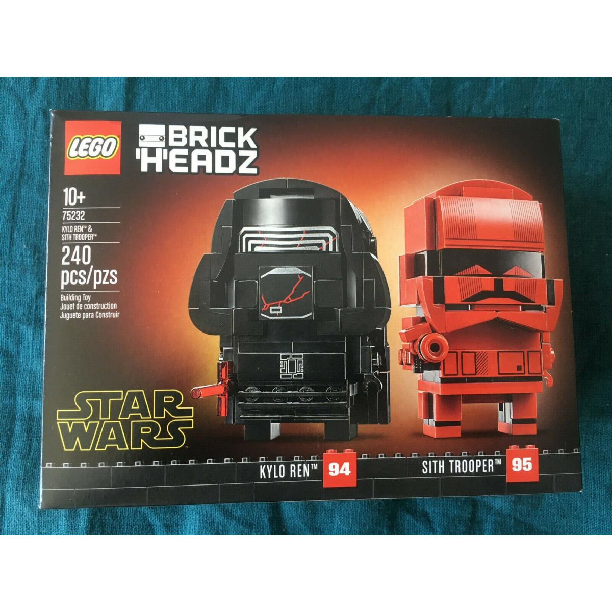 Lego 75232 240 Pcs Star Wars Brick Headz Kylo Ren Sith Trooper