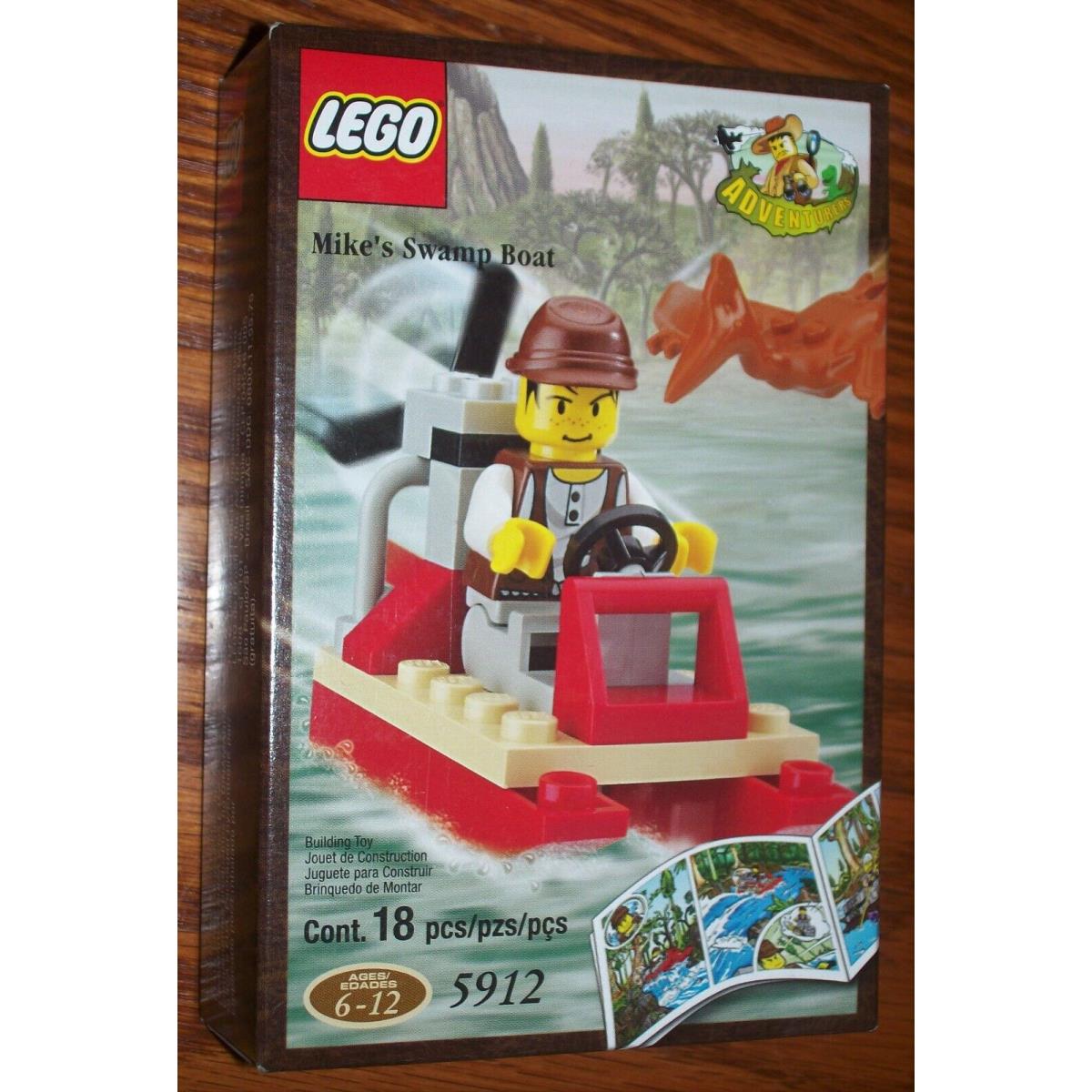 Lego - Adventures Mike`s Swamp Boat 5912 2000 - Nice