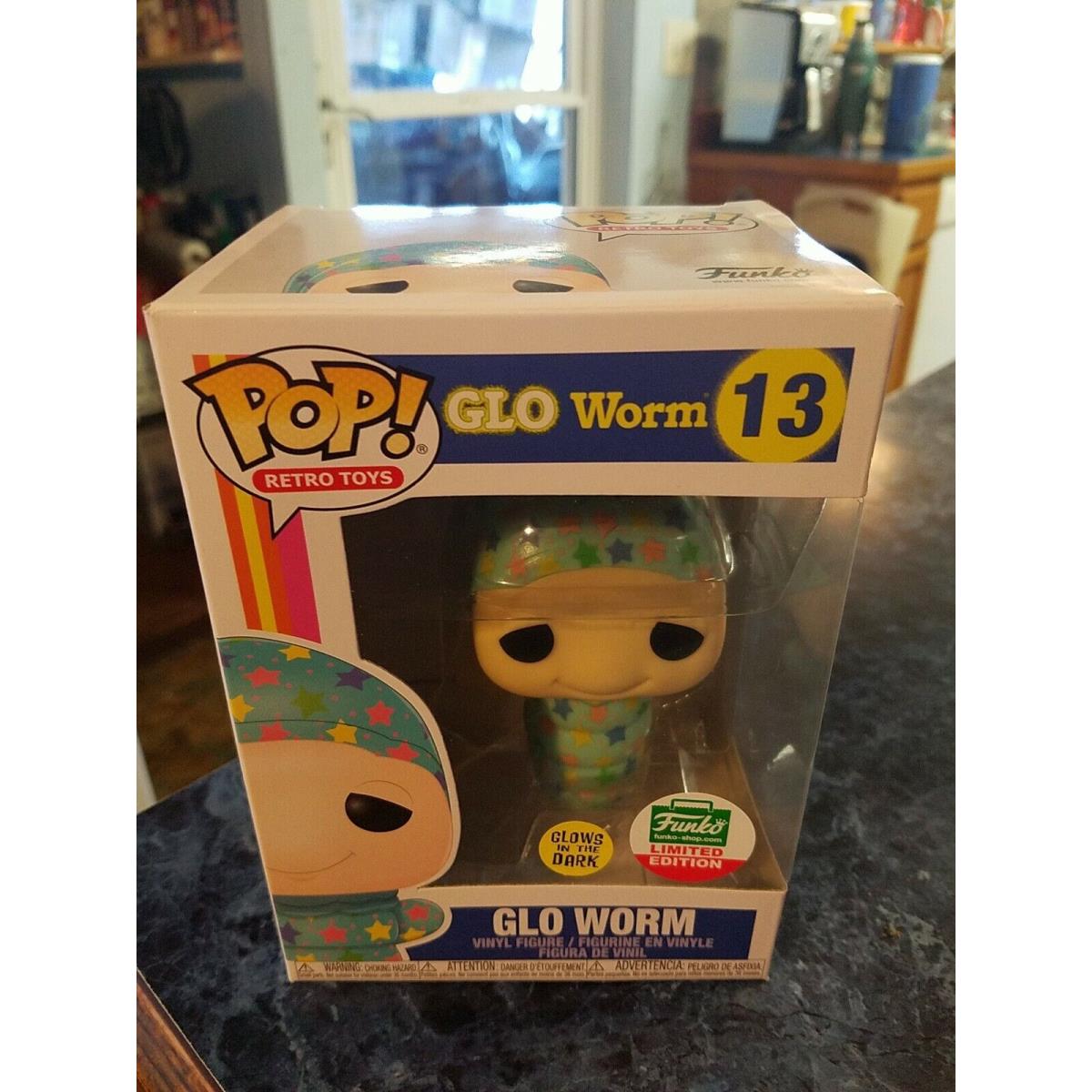 Funko Pop Retro Toys Glo-worm Gitd Funko Shop Exclusive