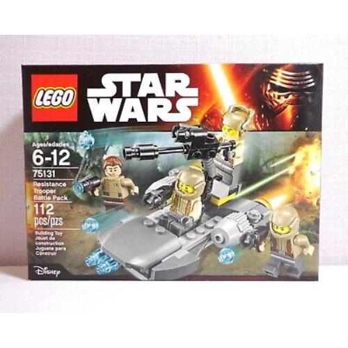 Lego Star Wars Ep 7 Set 75131 Resistance Trooper Battle Pack