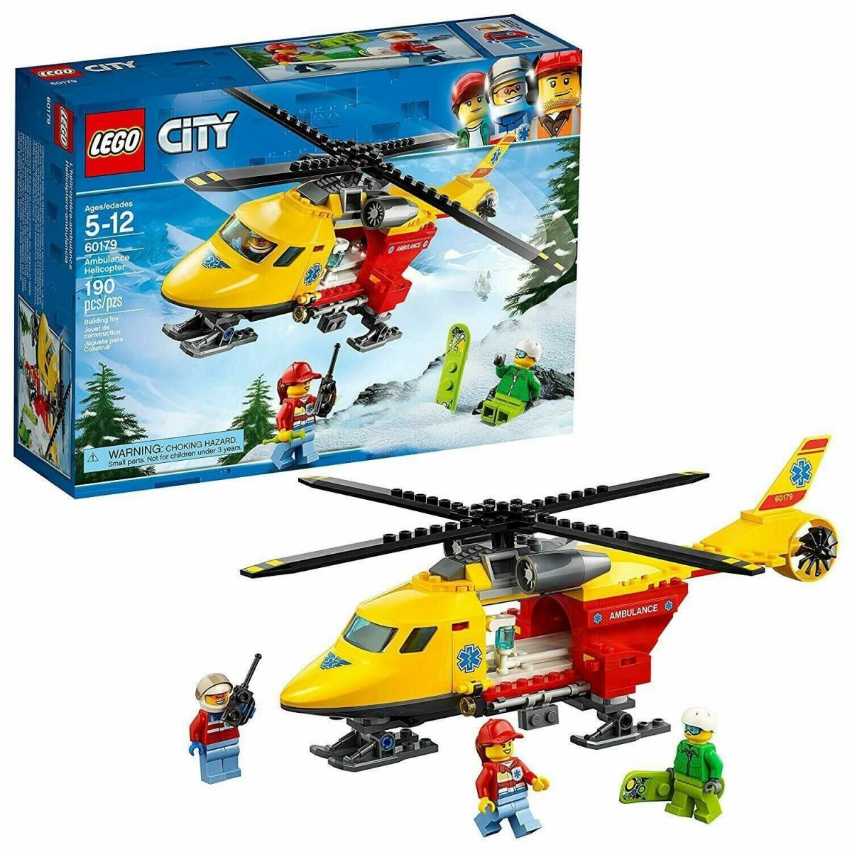 Official Lego City: Ambulance Helicopter - Set 60179 Box