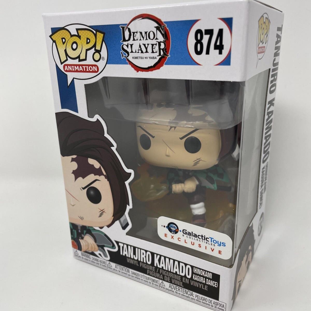 Funko Pop Demon Slayer Tanjiro Kamado Hinokami Kagura Dance Galactic Toys