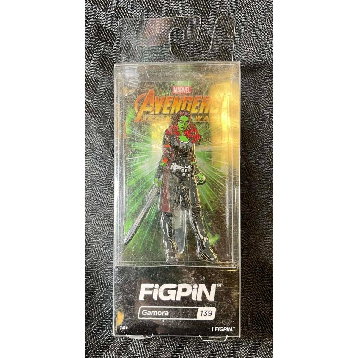 Figpin Gamora 139 Marvel Avengers Infinity War 1st Edition Soft Box Htf