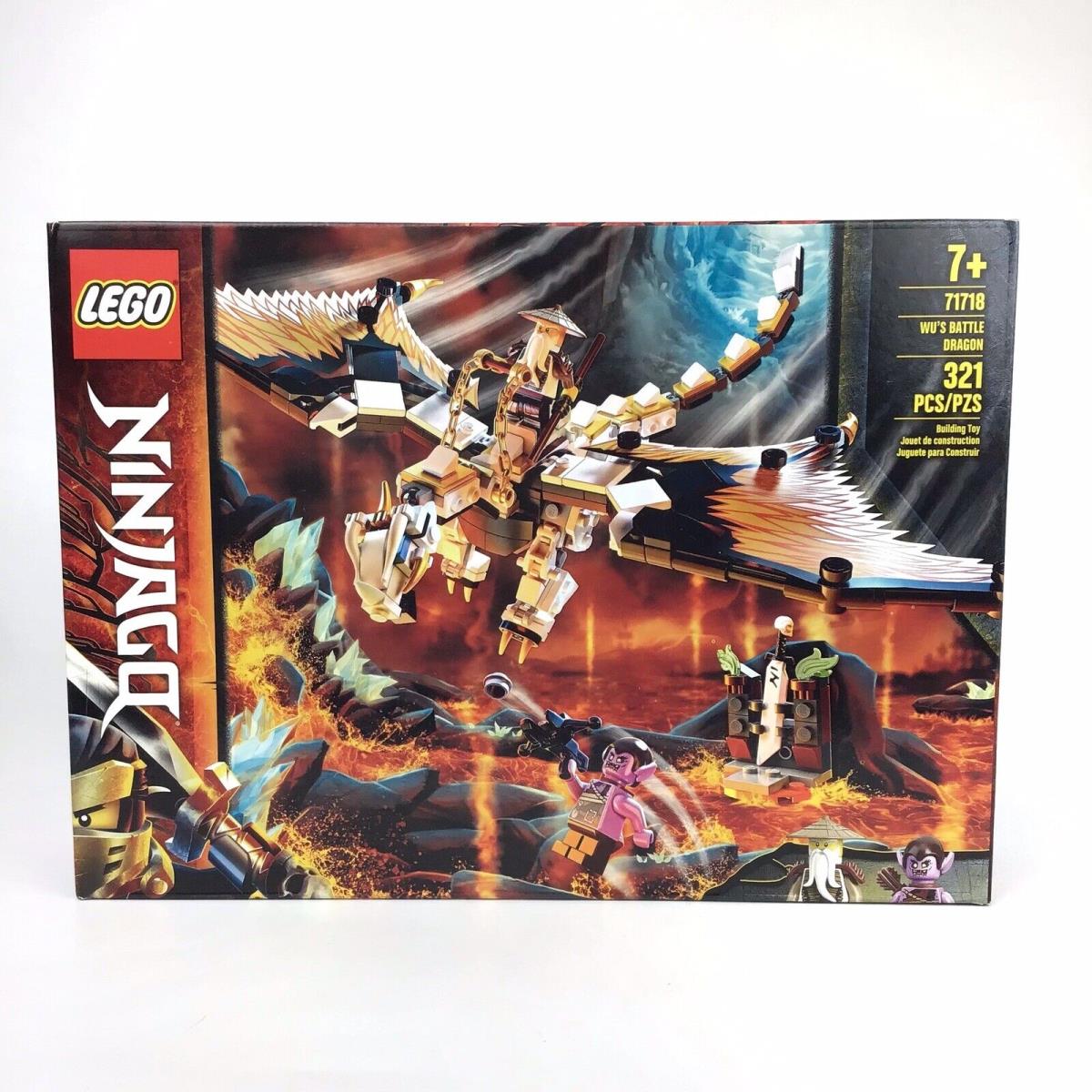 Lego Ninjago Wu`s Battle Dragon 71718 Set - - Retired