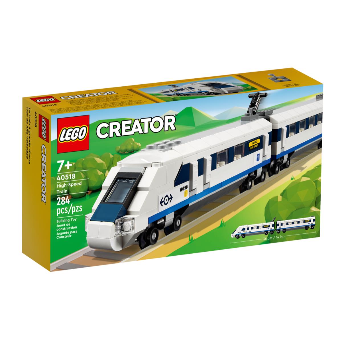 Lego 40518 High-speed Train-ships Next Day