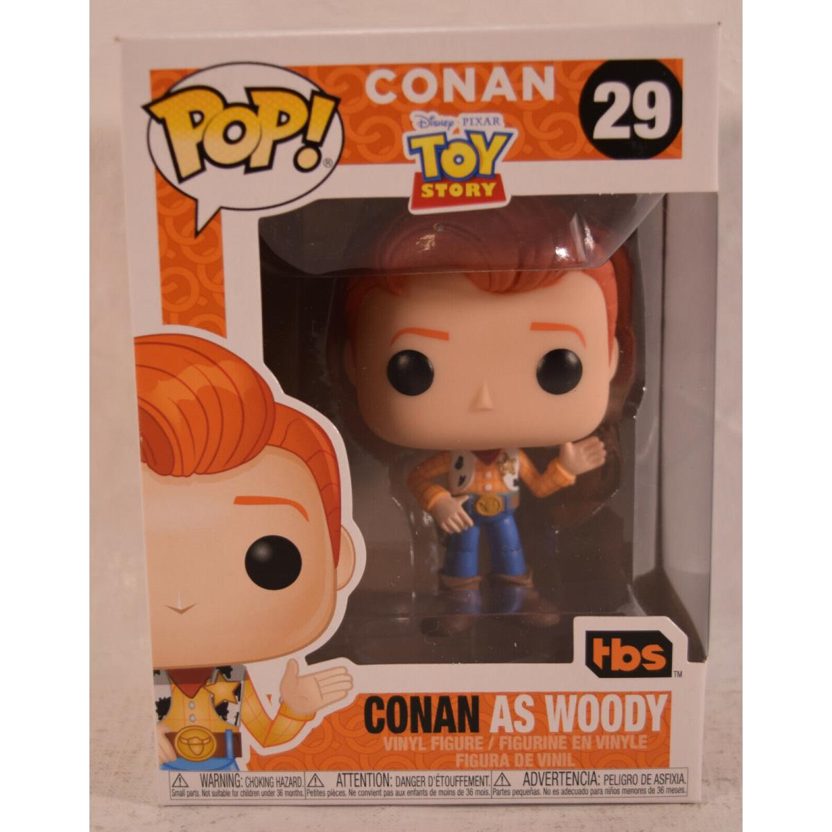 Conan As Woody Toy Story Funko 29 Figure Sdcc Tbs Exclusive