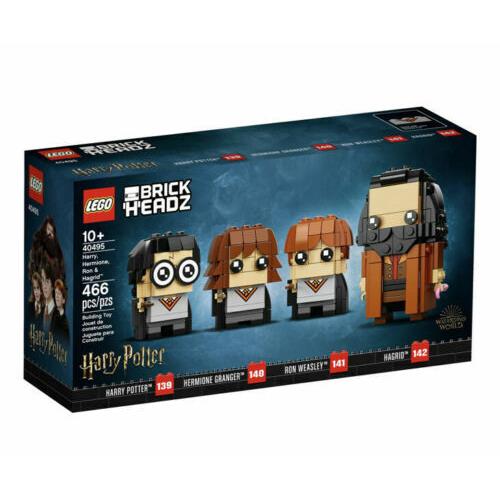 Lego Brickheadz: Harry Potter: Harry Hermione Ron Hagrid 40495 Nib/sealed