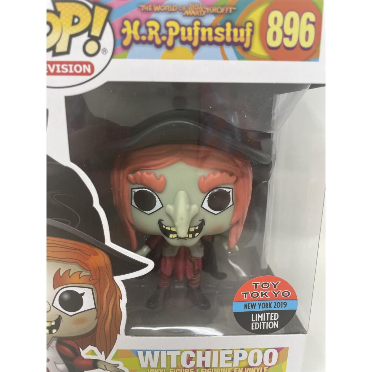 Funko Pop H.r. Pufnstuf Witchiepoo 896 Nycc 2019 Toy Tokyo Shared Exclusive