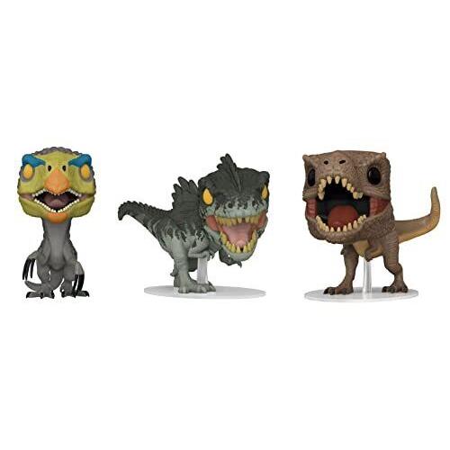 Funko Pop Jurassic World Dominion: Dinosaur 3-Pack Exclusive Vinyl Figures