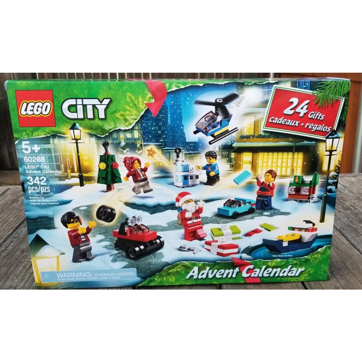 Lego City 60268 Advent Calendar Building Set - 342 Pieces