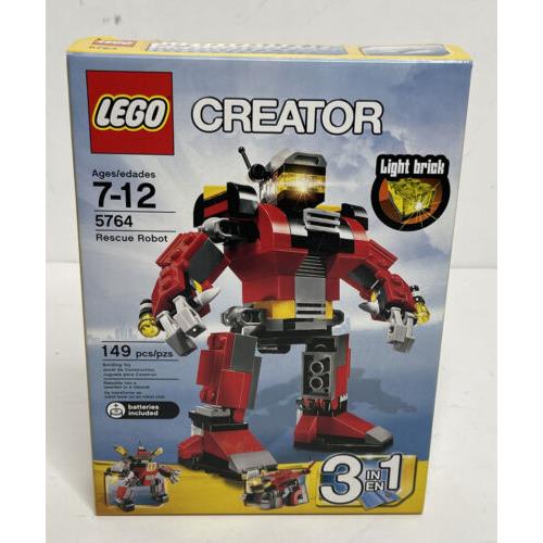 Lego Creator 5764 Rescue Robot with Light Brick