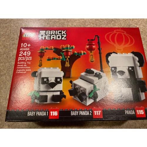 Lego Brickheadz Chinese Year Panda Family 40466