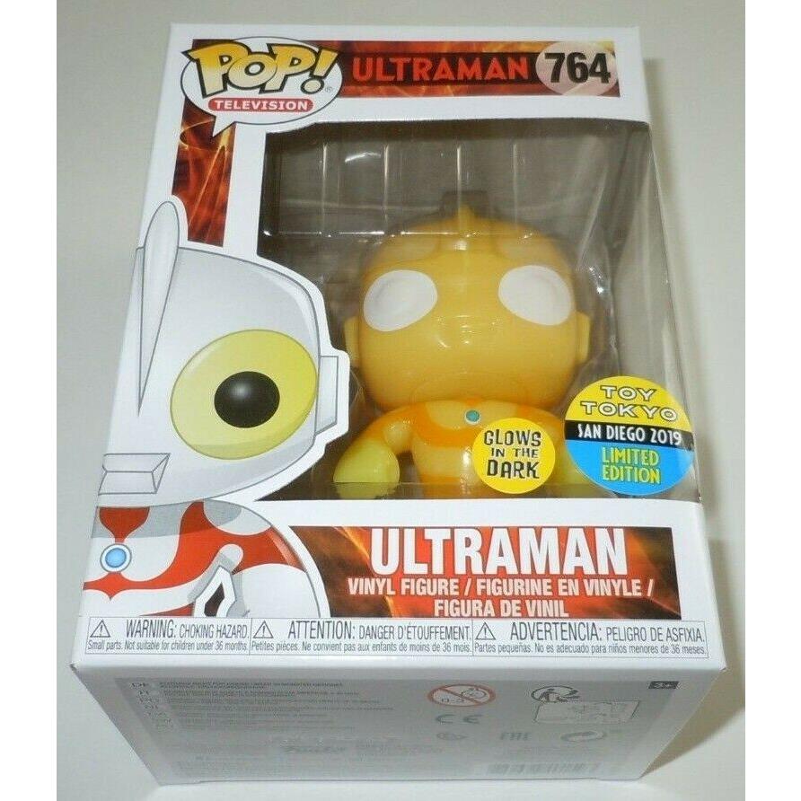 Ultraman Funko Pop Gitd 2019 Sdcc Exclusive Toy Tokyo Glow in The Dark 764