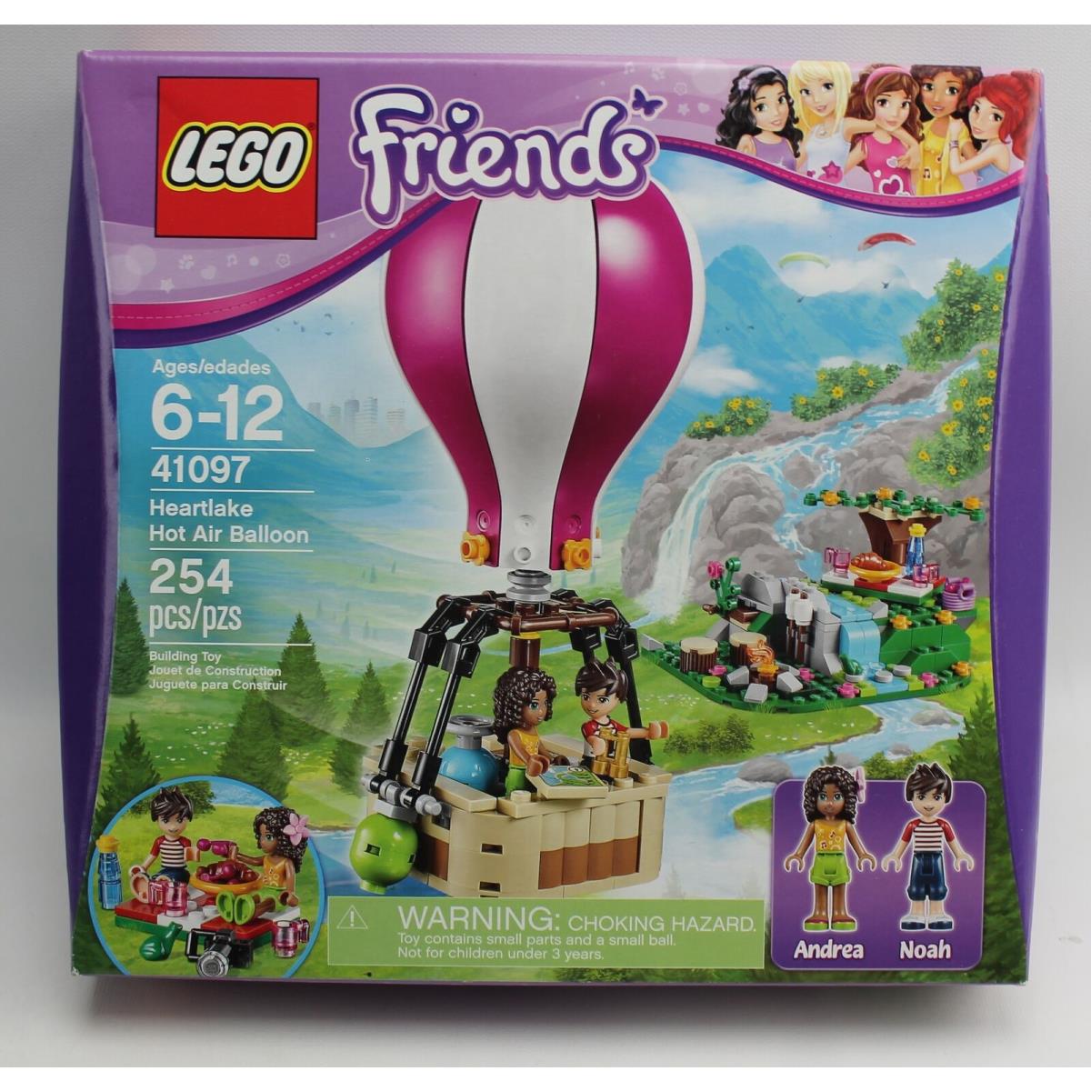 Lego Friends Heartlake Hot Air Balloon Set 41097