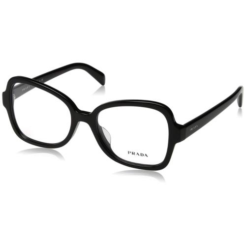 Prada 25SVF - 1AB1O1 Eyeglasses Black 53mm - Black , Black Frame