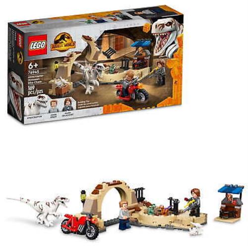 Lego Jurassic World Dominion Atrociraptor Dinosaur: Bike Chase 76945