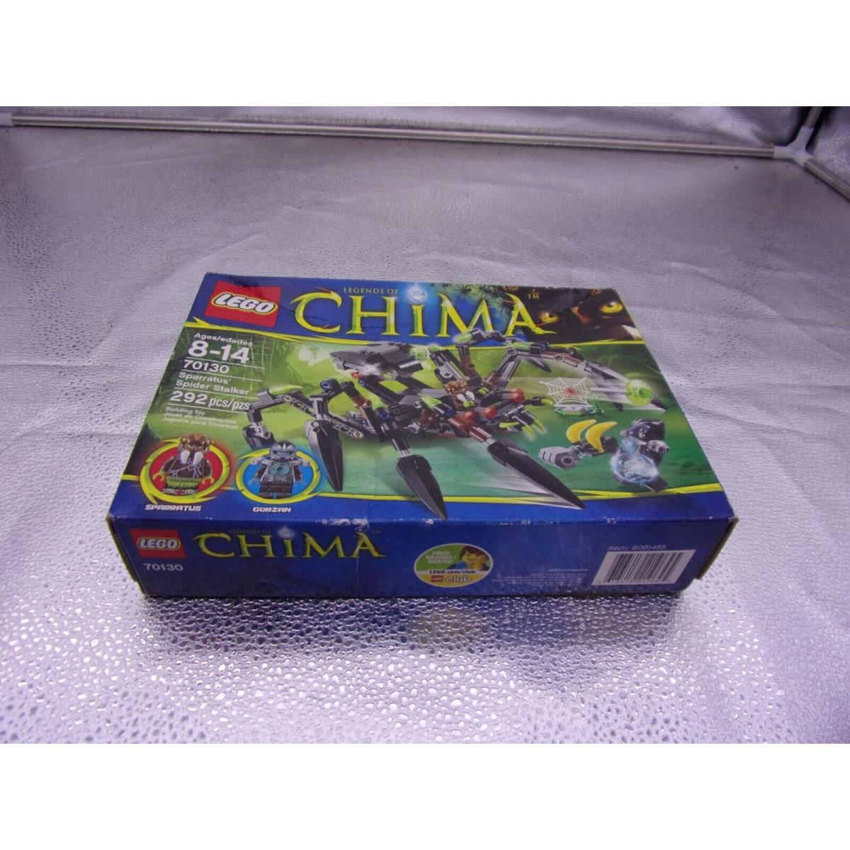 Lego Legends Of Chima Sparratus` Spider Stalker 292 Pieces Set 70130