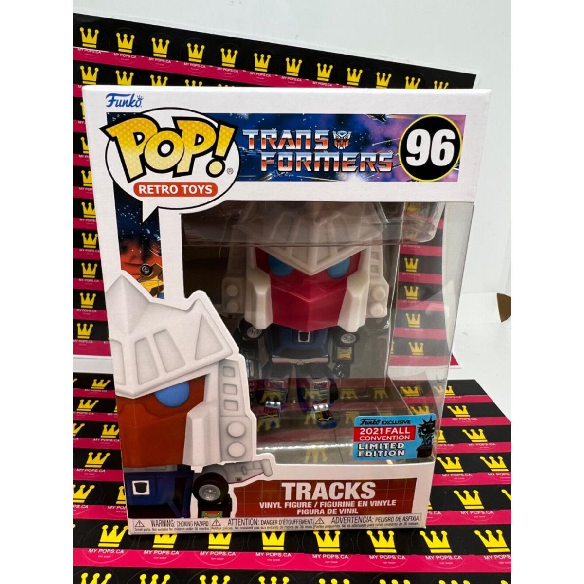 IN Hand 2021 Nycc Fall Convention Funko Pop Transformers Tracks Retro Toys 96