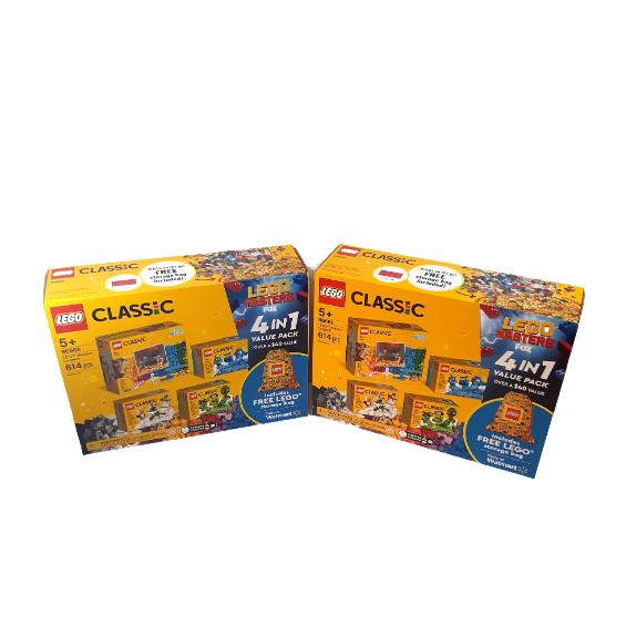 Lego Masters Co-pack 66666 Creative Building Toy Set 613 Pieces Lot of 2