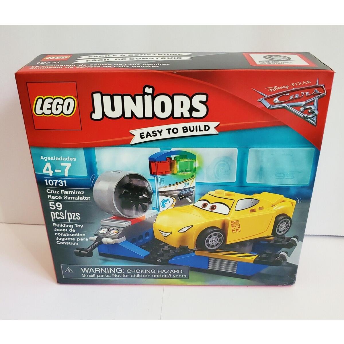 Lego Disney Pixar Cars 3 Movie Set 10731 Cruz Ramirez Race Car Simulator Htf