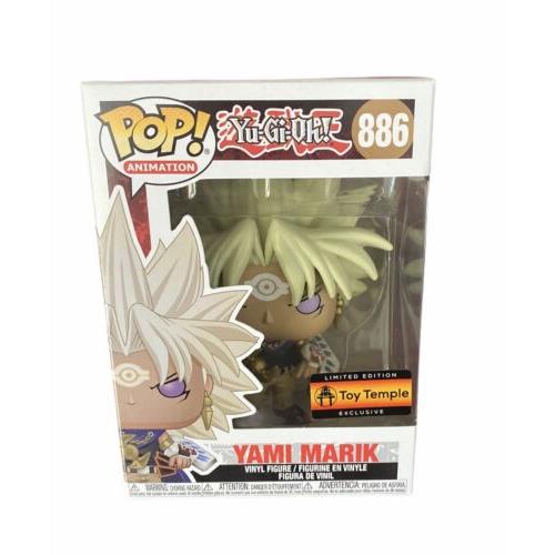 Funko Pop Animations Yami Marik Toy Temple Exclusive 886 Limited Edition