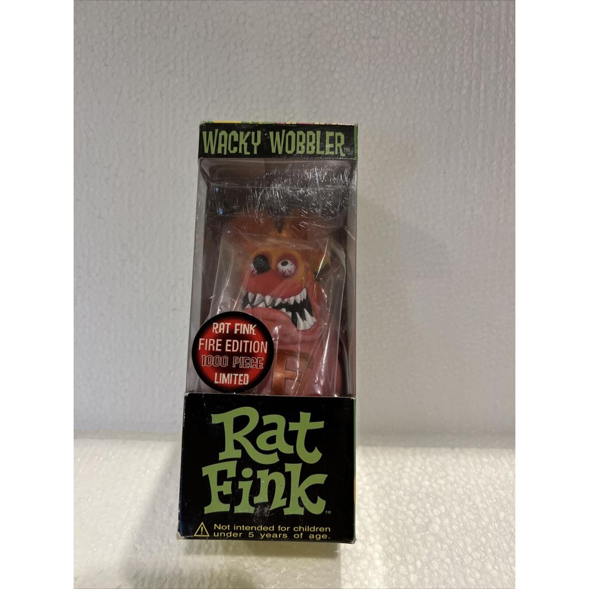 Wacky Wobbler Limited Rat Fink Fire Edition Funko