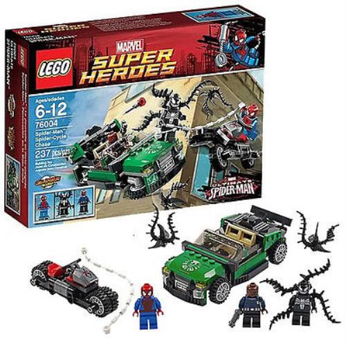Lego Batman Super Heroes Marvel Spider-man Set 76004 Minifigs Venom Nick Fury