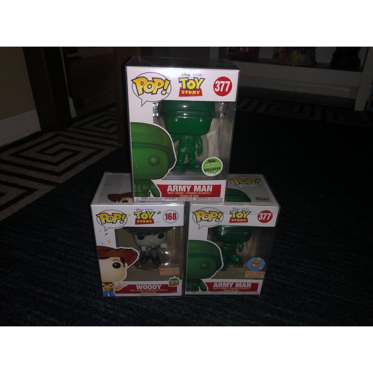 Toy Story Funko Pop Woody/army Man Box Lunch Army Man 2018 Spring Convent