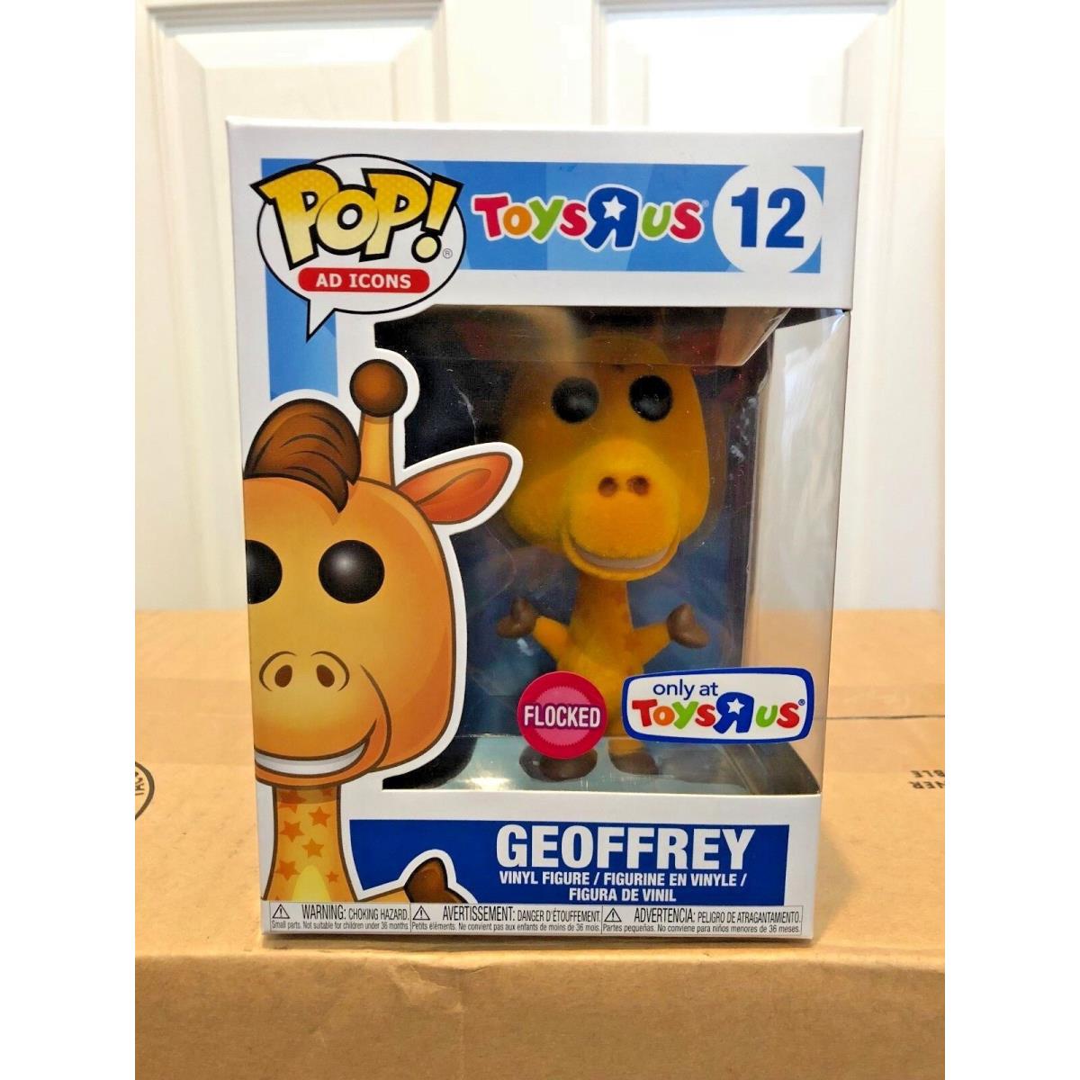 Funko Pop Flocked Geoffrey The Giraffe 12 Toys R US Exclusive Tru IN Hand