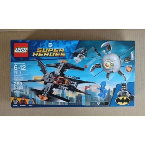 Lego DC Superheroes 76111 Batman Brother Eye Takedown Retired Set Box