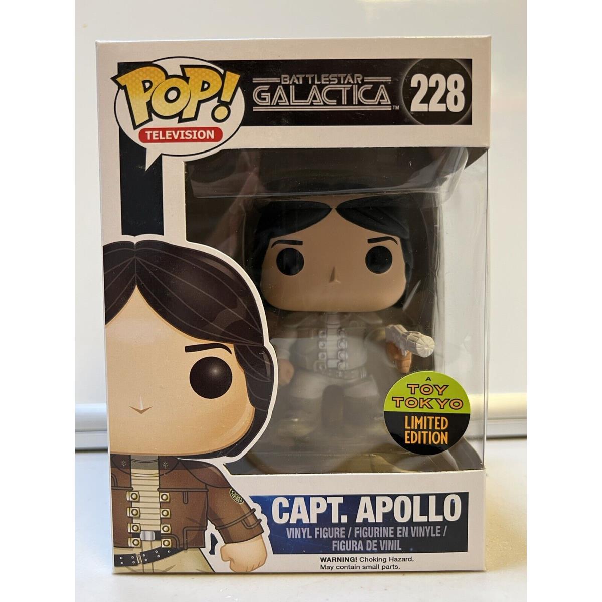 Funko Pop Television Capt. Apollo Battlestar Galactica 228 A Toy Tokyo LE