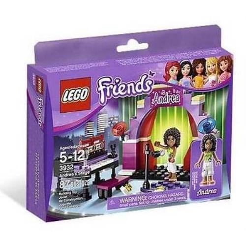 Lego Friends 3932 Andrea`s Stage Building Toy 87 pc Retired Complete Set