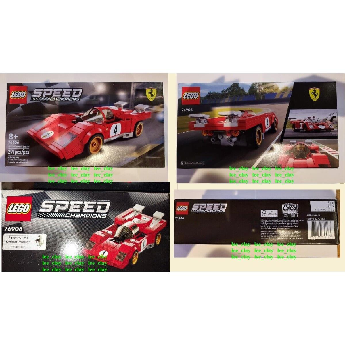 Lego Speed Champions 76906 1970 Ferrari 512 M + Driver 291pcs Usa Release
