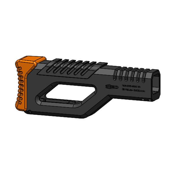 Tsukaremashita Shoulder Stock For Nerf Dart Gun Blaster Standard Stock w/Mag Holder