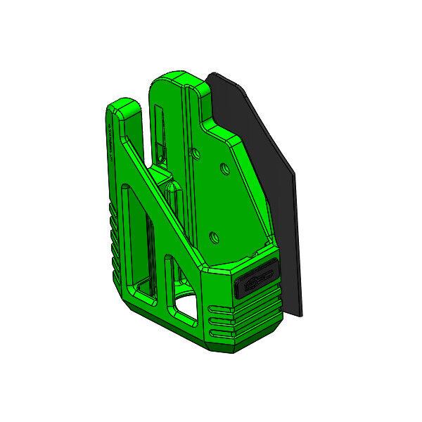 3D Printed Fast Draw Drop Leg Holster For Nerf Stryfe Dart Gun Pistol Blaster Right Holster - Green/black