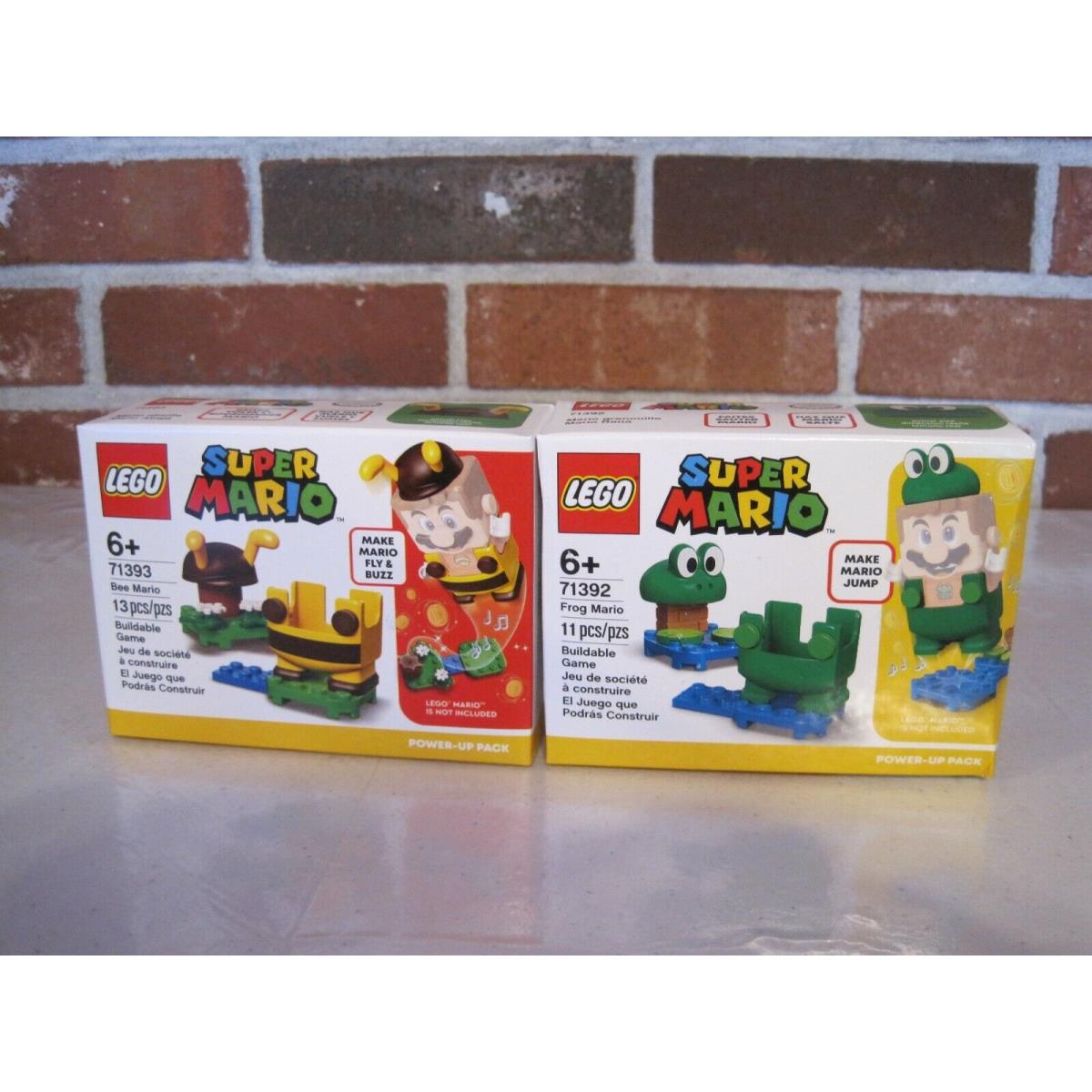 2021 Lego Super Mario 71392 Frog Mario 71393 Bee Mario