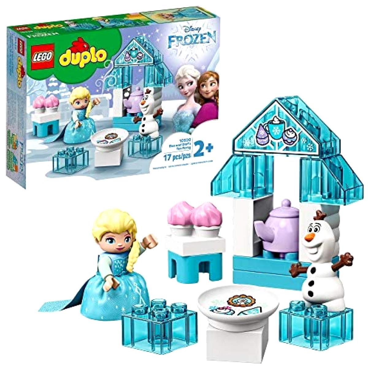 Lego Duplo Disney Frozen Toy Elsa Olaf Tea Party Kids Gift Play Set Building