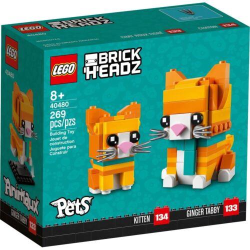 Lego Brickheadz: Pets - Ginger Tabby - 269 Piece Building Kit Lego 40480