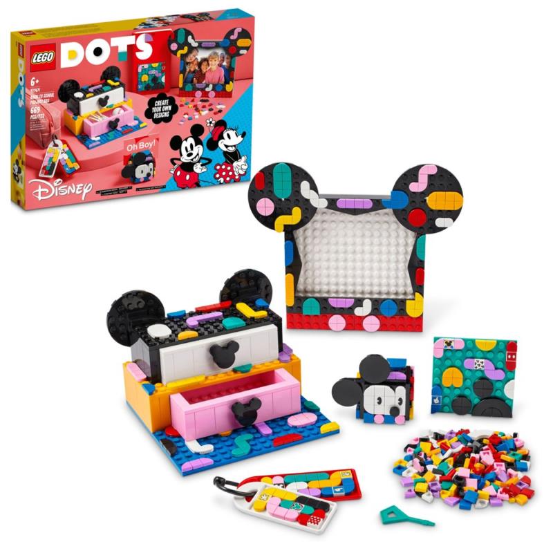 Lego Dots Disney Mickey Minnie Mouse Back-to-school Project Box 41964 Toy Set