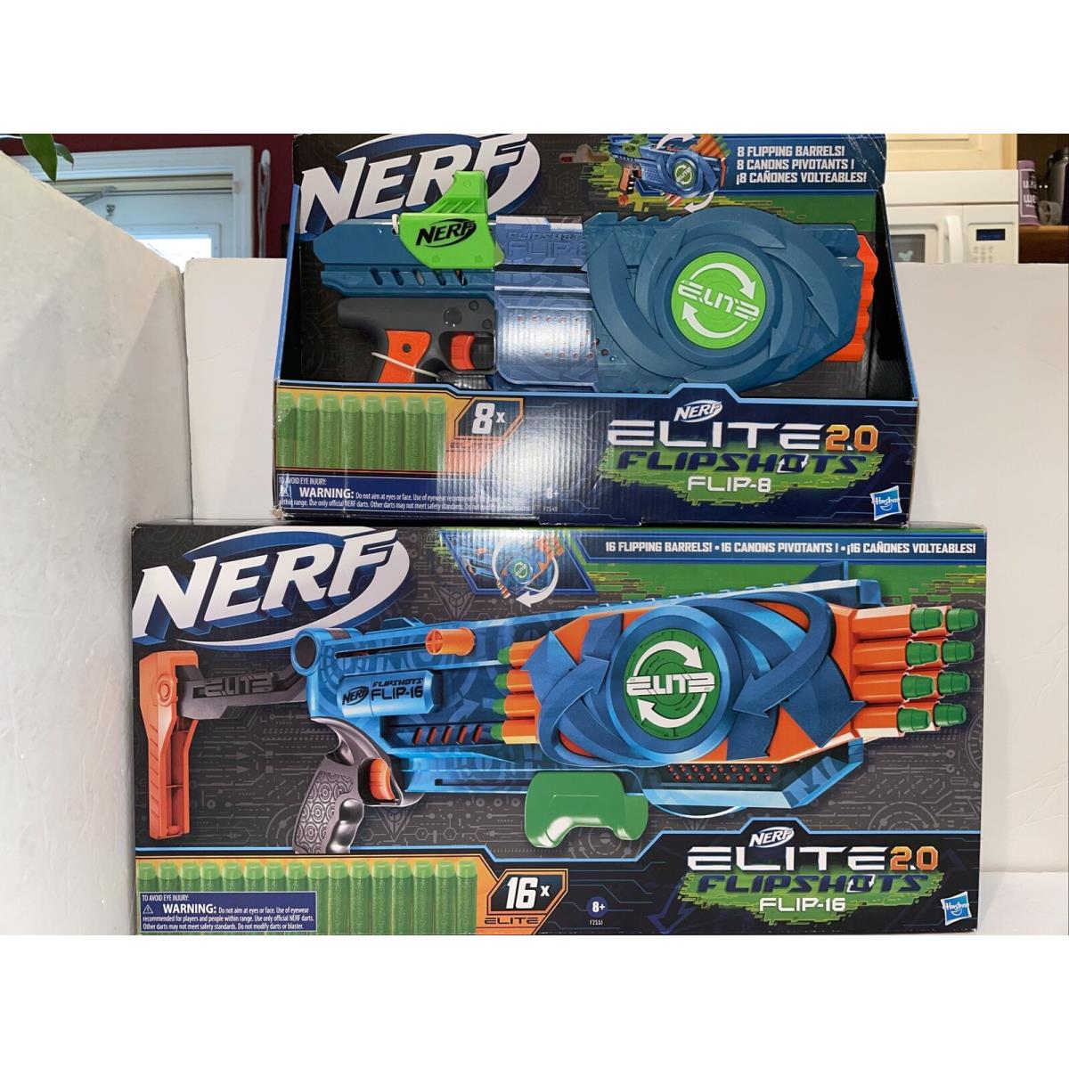 Nerf Elite 2.0 Flipshots Flip-16 Flipshots Flip-8 Hasbro