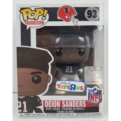 Funko Pop Nfl Dieon Sanders 93 Toys R Us Exclusive Football Atlanta Falcons
